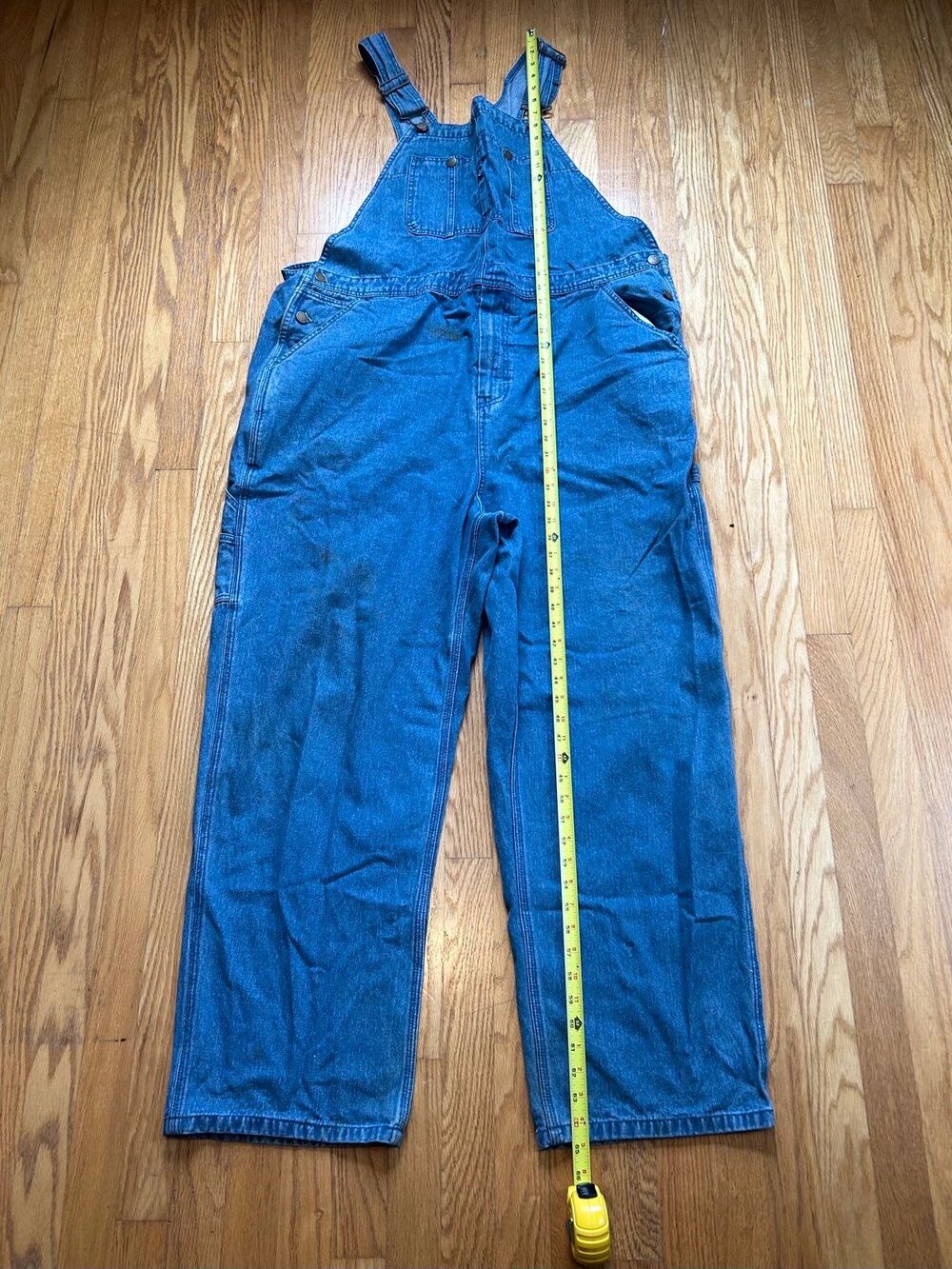 Vintage Duck Head Men’s Denim Overalls XL Blue - Picture 9 of 12